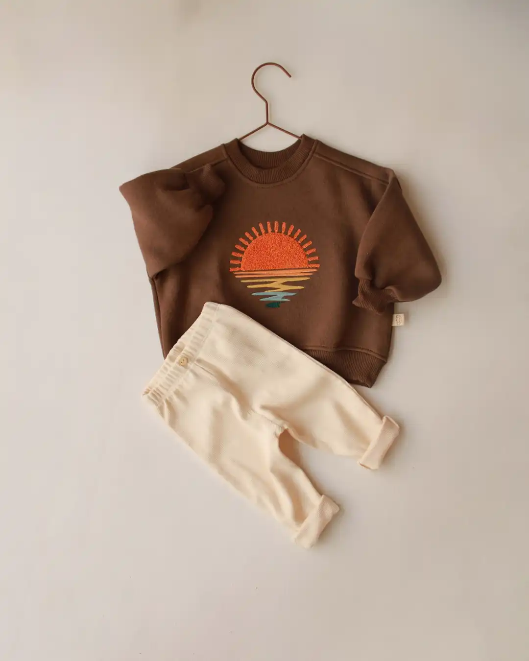 komplet-trenerka-za-bebe-sunset komplet trenerka za bebe sa printom zalaska sunca