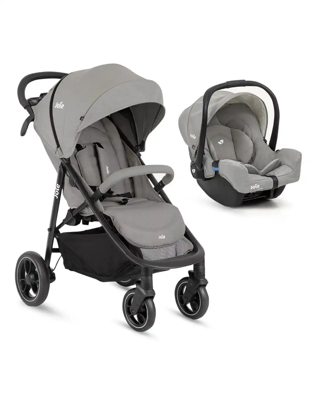 joie-kolica-litetrax-4-pebble-2-1 (2) joie kolica 2u1 kolica sive boje i autosediste