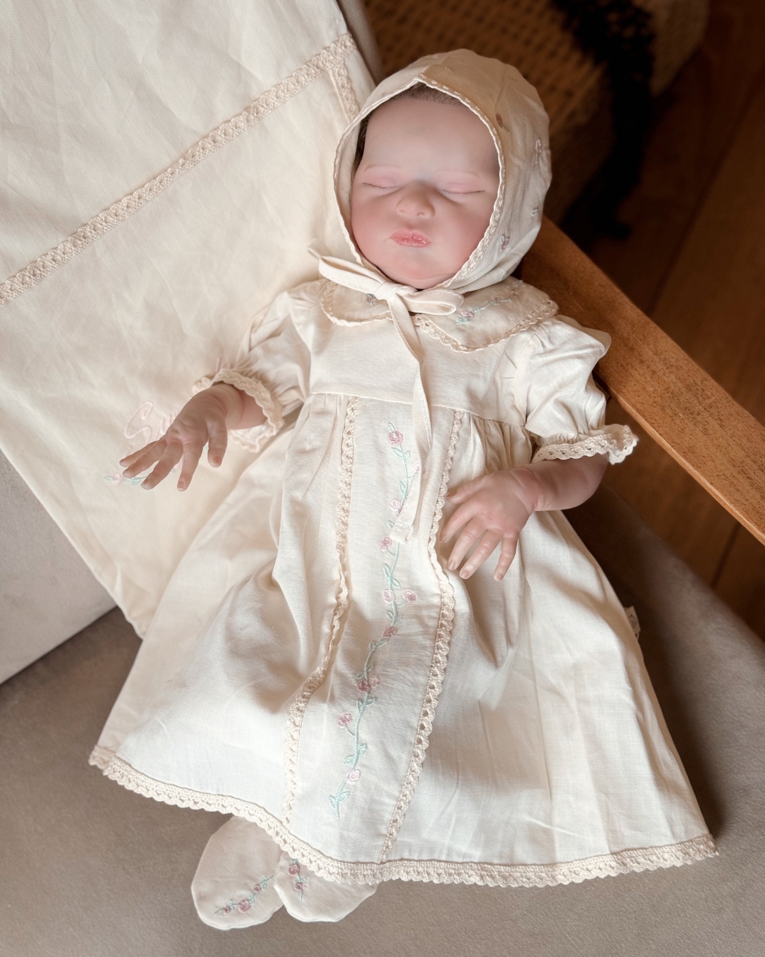 set za iznosenje bebe u bez boji od sest delova